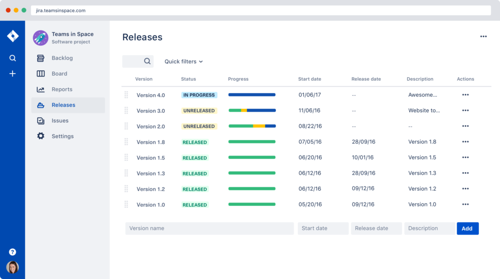 jira Release